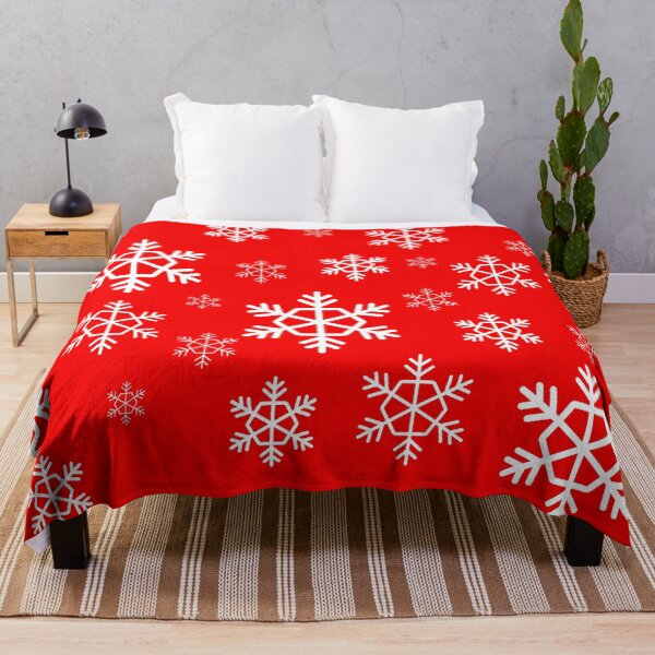 Item preview, Unisex Christmas red delicate ombre snowflake variety pattern designed and sold by Deegital18.