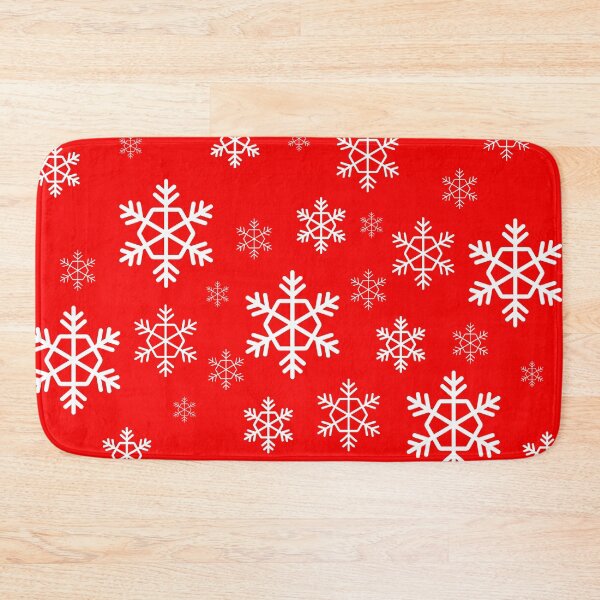 Item preview, Unisex Christmas red delicate ombre snowflake variety pattern designed and sold by Deegital18.