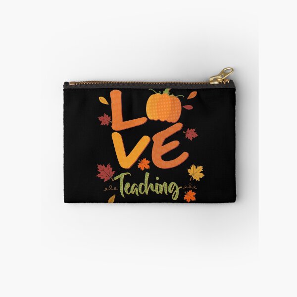 Item preview, Love Teaching - Fall Autumn Pumpkin Thanksgiving designed and sold by Rooks-Artworks.