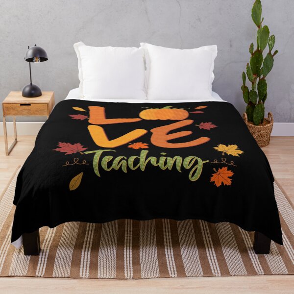 Item preview, Love Teaching - Fall Autumn Pumpkin Thanksgiving designed and sold by Rooks-Artworks.