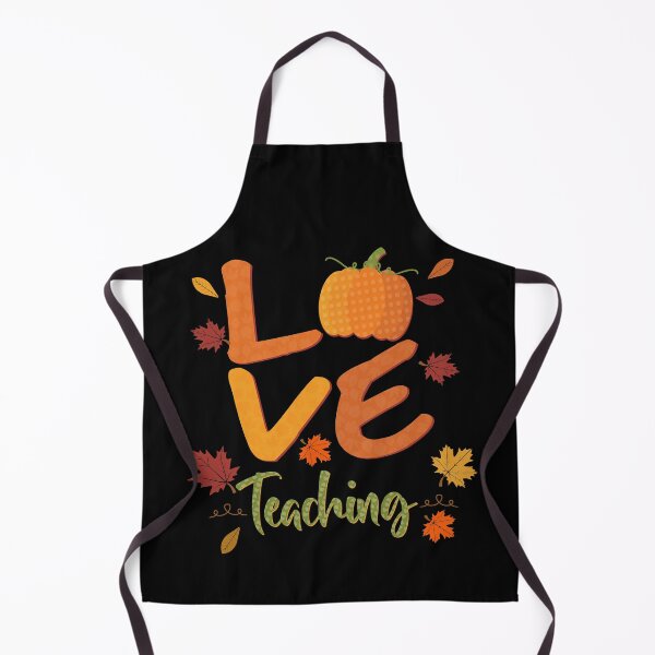 Item preview, Love Teaching - Fall Autumn Pumpkin Thanksgiving designed and sold by Rooks-Artworks.