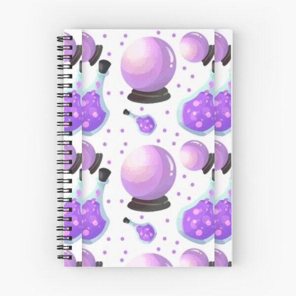 Item preview, Neon purple spell,  Cute Halloween watercolor pattern, white, boo, witch, eye, candy, bat, witch hat, pumpkin, latest Halloween bestselling, trending designed and sold by August-E.