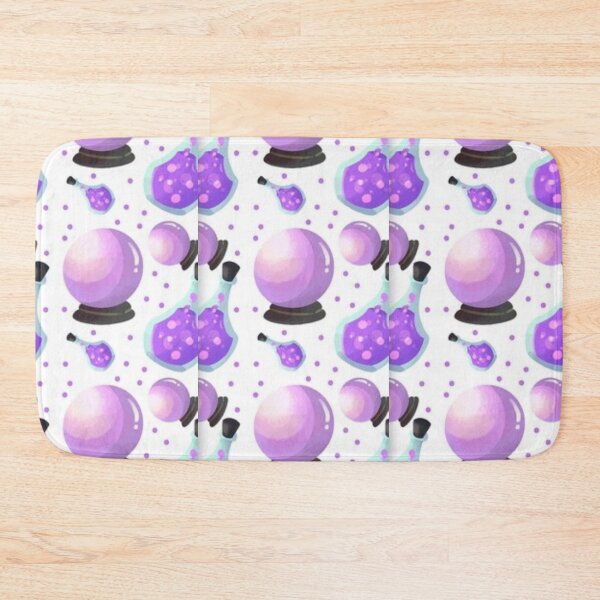 Item preview, Neon purple spell,  Cute Halloween watercolor pattern, white, boo, witch, eye, candy, bat, witch hat, pumpkin, latest Halloween bestselling, trending designed and sold by August-E.