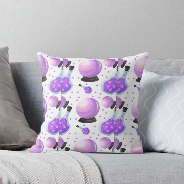 Item preview, Neon purple spell,  Cute Halloween watercolor pattern, white, boo, witch, eye, candy, bat, witch hat, pumpkin, latest Halloween bestselling, trending designed and sold by August-E.