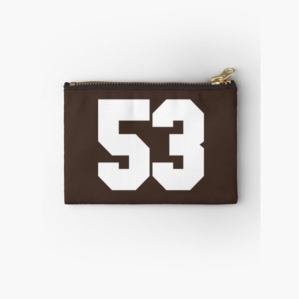 Item preview, 53 Number Cleveland Sports Fifty-Three Brown Jersey designed and sold by HelloFromAja.