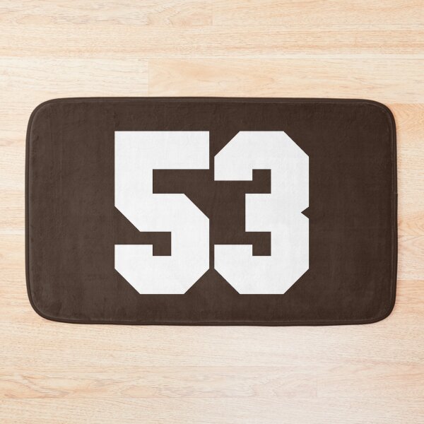 Item preview, 53 Number Cleveland Sports Fifty-Three Brown Jersey designed and sold by HelloFromAja.