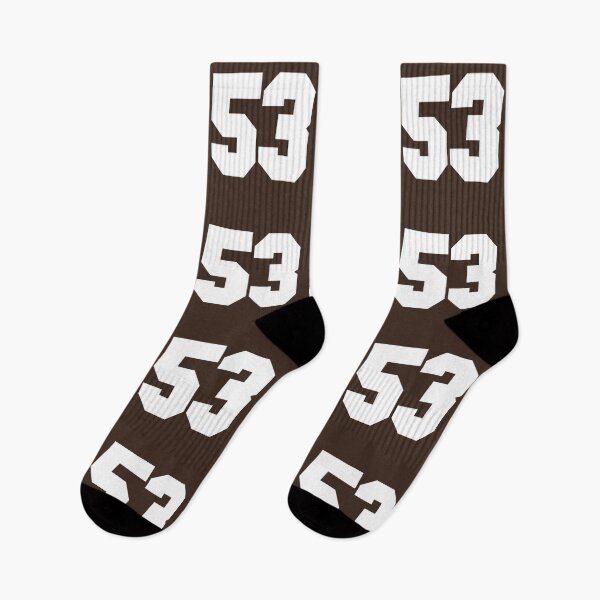 Item preview, 53 Number Cleveland Sports Fifty-Three Brown Jersey designed and sold by HelloFromAja.