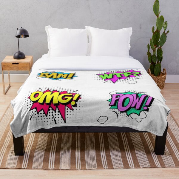 Item preview, Retro BAM! WTF? OMG! POW! Comics Bubble  designed and sold by LEMALLE.