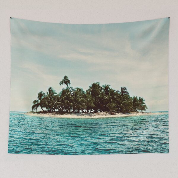 Item preview, Paradise island summer palm tree designed and sold by landsca-pics.