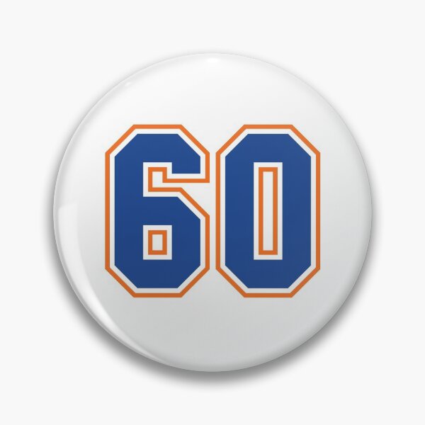 Item preview, Sixty Jersey Number Sports 60 designed and sold by HelloFromAja.