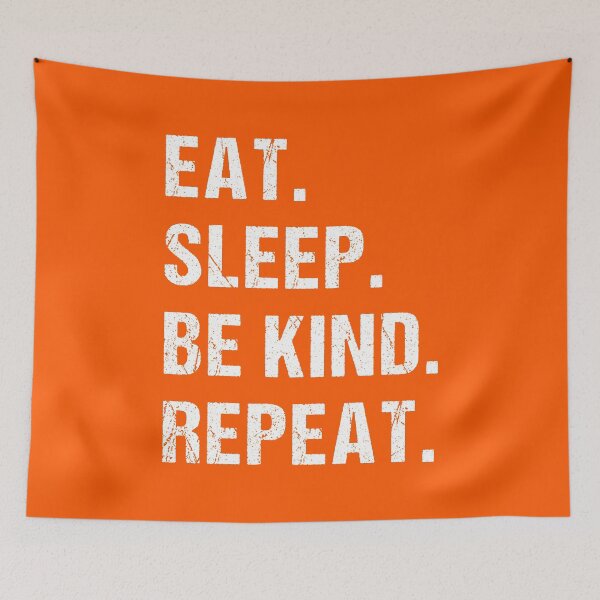 Item preview, Unity Day 2020 Vintage Design Great Anti Bullying Gift Eat Sleep Be Kind Repeat designed and sold by naworas.