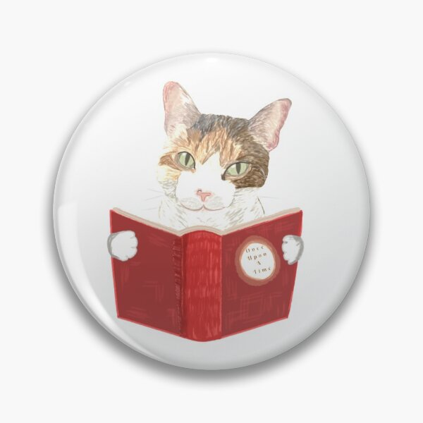 Artikelvorschau, Katzen-Bücherwurm-Lesebuch entworfen und verkauft von buzzcutart.