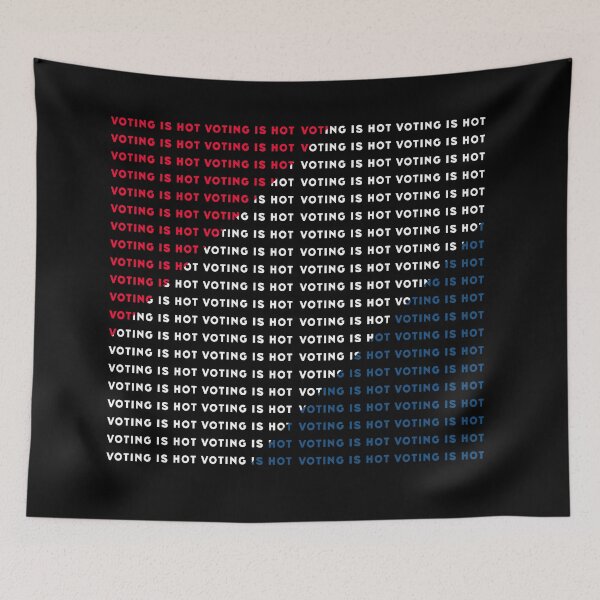 Item preview, voting is hot pattern designed and sold by GranadaStore.