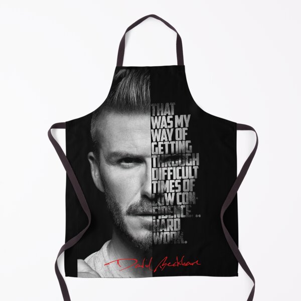 Item preview, Black and white David Beckham quote poster. designed and sold by Enea Kelo.