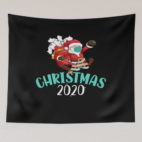Item preview, Santa With Face Mask And Toilet Paper - Christmas 2020 Quarantine Santa's designed and sold by Dressed For  Duty.