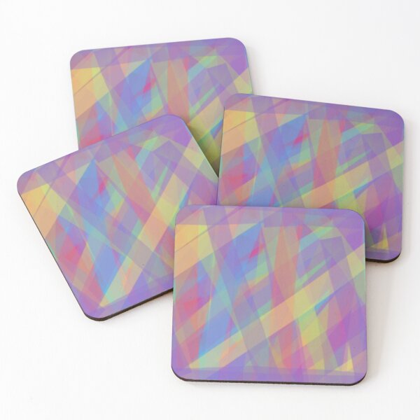 Item preview, Check multicolored lilac and yellow pattern designed and sold by Emma  Amies.