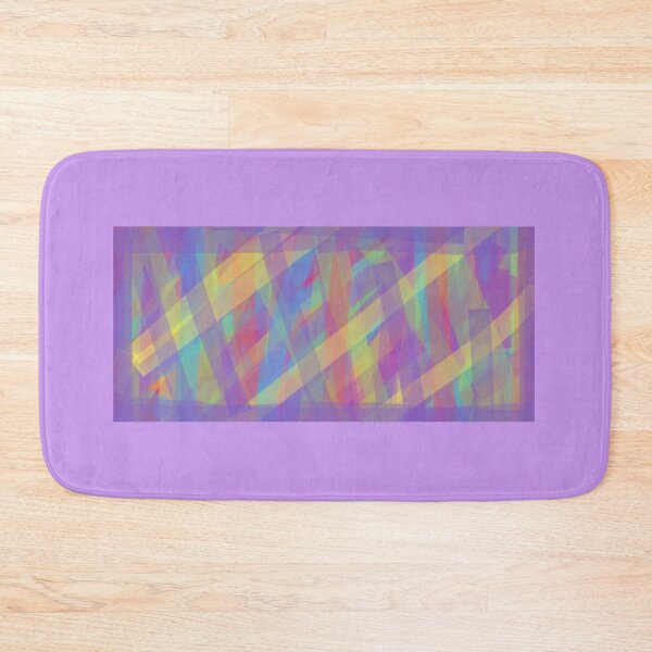 Item preview, Check multicolored lilac and yellow pattern designed and sold by Emma  Amies.