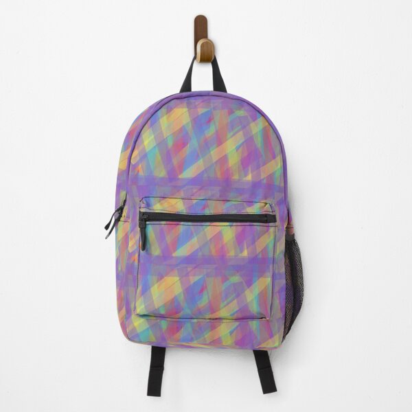 Item preview, Check multicolored lilac and yellow pattern designed and sold by Emma Amies.