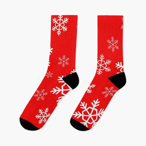 Item preview, Unisex Christmas red delicate ombre snowflake variety pattern designed and sold by Deegital18.