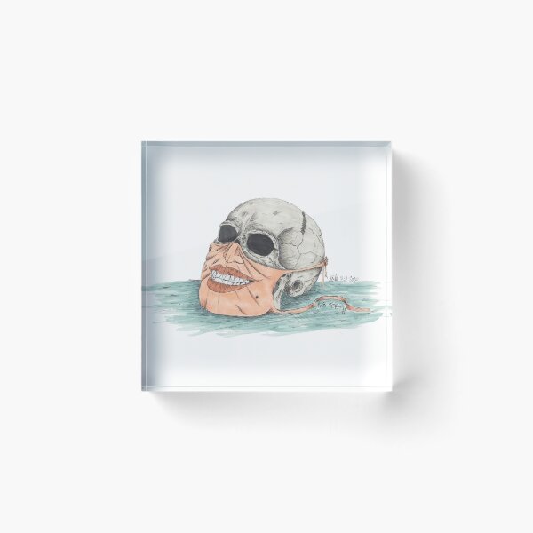 Item preview, Skull in a Smiling Mask designed and sold by heidicarlson.