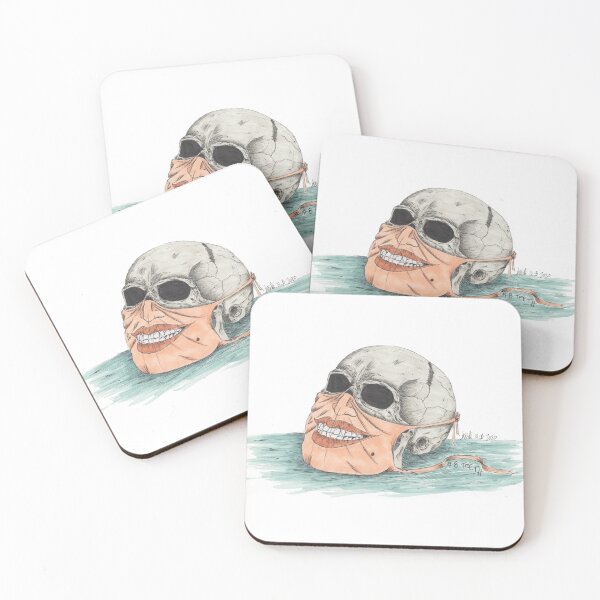 Item preview, Skull in a Smiling Mask designed and sold by heidicarlson.