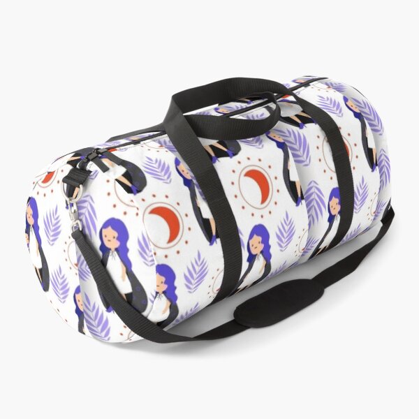 Item preview, Cute witch, purple moon, spell, Cute Halloween watercolor pattern, white, boo, witch, eye, candy, bat, witch hat, pumpkin, latest Halloween bestselling, trending designed and sold by August-E.
