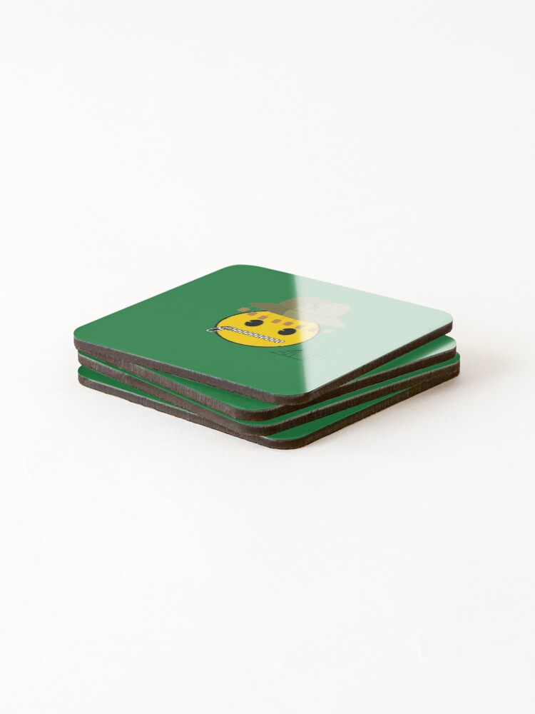 Alternate view of emoji - Not a Happy Camper Coasters (Set of 4)