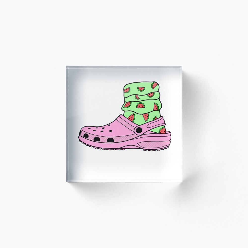 Crocs n' Socks Watermelon 