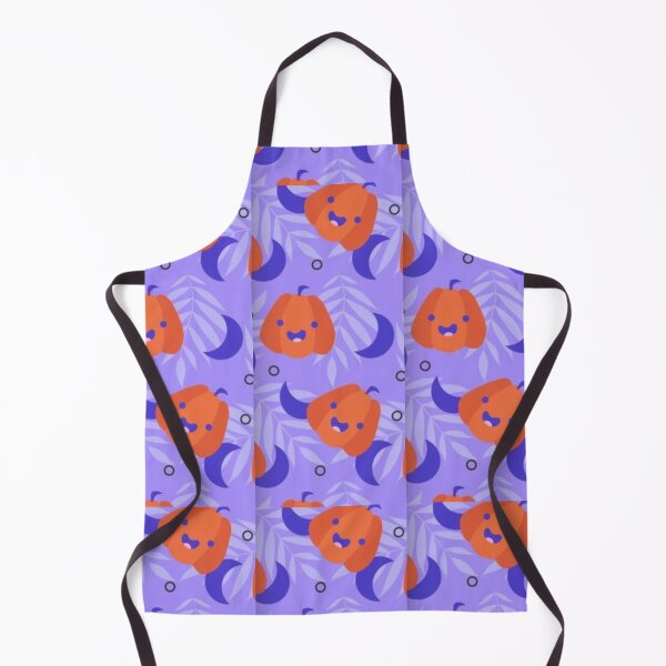 Item preview, Cute pumpkin, purple moon, Cute Halloween watercolor pattern, purple, boo, witch, eye, candy, bat, witch hat, pumpkin, latest Halloween bestselling, trending designed and sold by August-E.