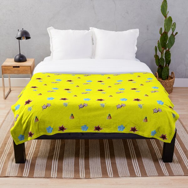 Item preview, Five flower pattern on yellow designed and sold by Hurasham.