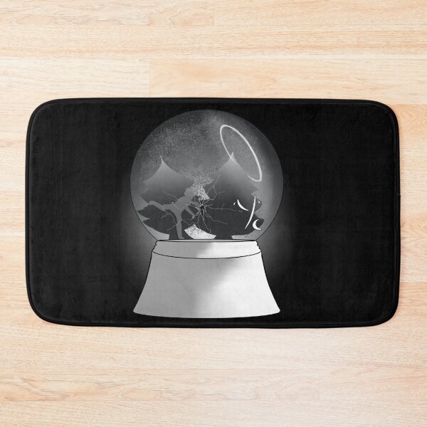 Item preview, inktober throw, broken snow globe designed and sold by Yayachaton.