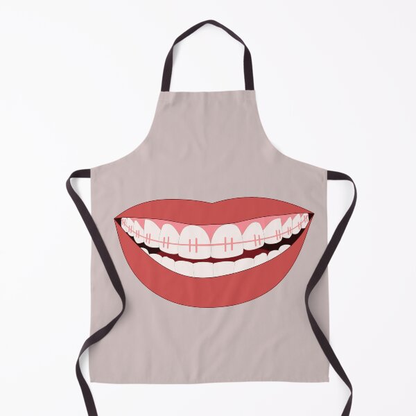 Item preview, Smiling mouth with funny braces designed and sold by LucianaArts.
