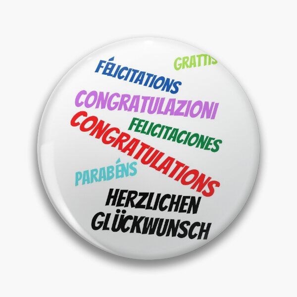 Item preview, Congratulations in multiple Languages designed and sold by ajtechdesigns.