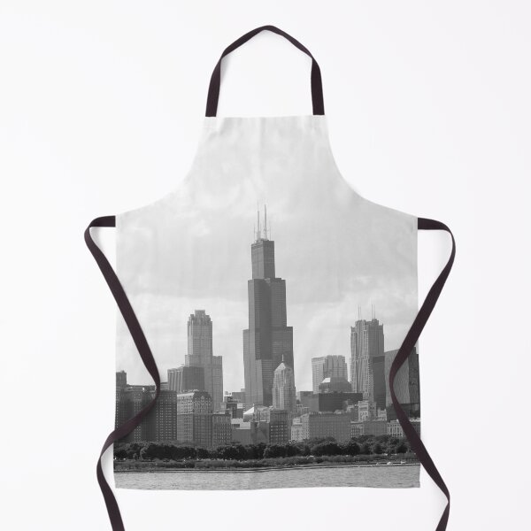Item preview, Black and White Chicago Skyline  designed and sold by Susie Kramer.