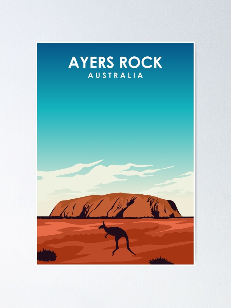 Ayers Rock Uluru Australia Hezik Sale van | Redbubble by for Poster Jorn Travel Poster