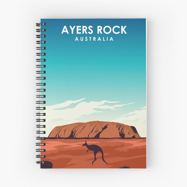 Artikelvorschau, Ayers Rock Uluru Australien Reiseplakat entworfen und verkauft von Stadify.