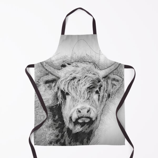 Artikelvorschau, Highland Cow Pencil entworfen und verkauft von BlueCityCoop.