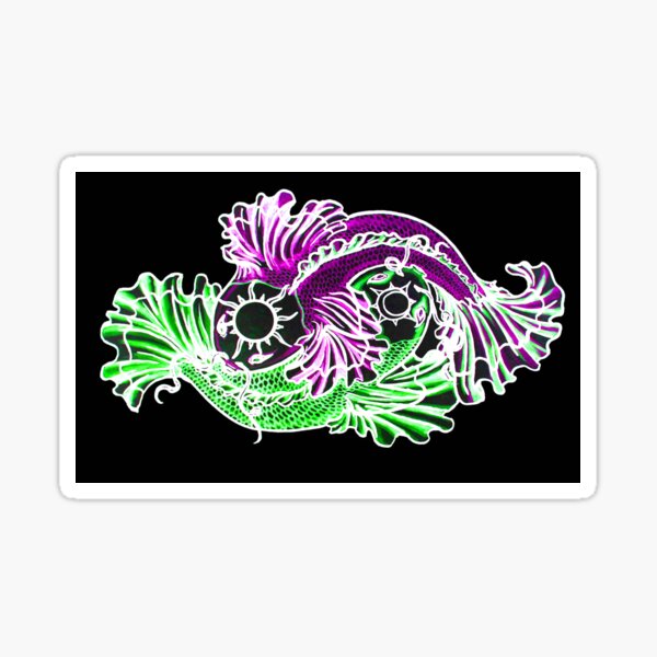Koi: Sun and Moon Sticker