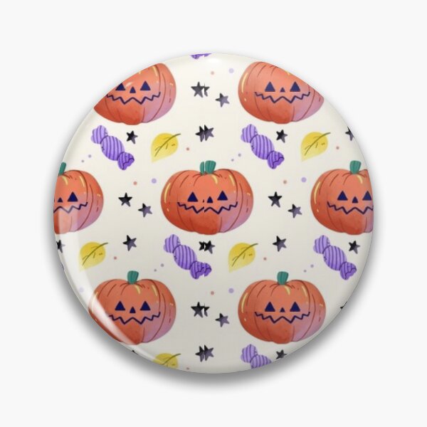 Item preview, Pumpkin candy, colorful, cute Halloween watercolor pattern, boo, witch, candy, bat, witch hat, pumpkin, latest Halloween bestselling, trending designed and sold by August-E.