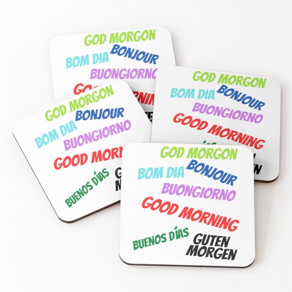 Item preview, Good Morning in multiple Languages designed and sold by ajtechdesigns.