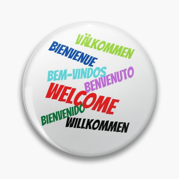 Item preview, Welcome in multiple Languages designed and sold by ajtechdesigns.