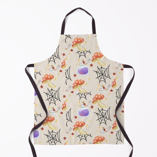 Item preview, Mushroom candy, orange, cute Halloween watercolor pattern, boo, witch, candy, bat, witch hat, pumpkin, latest Halloween bestselling, trending designed and sold by August-E.