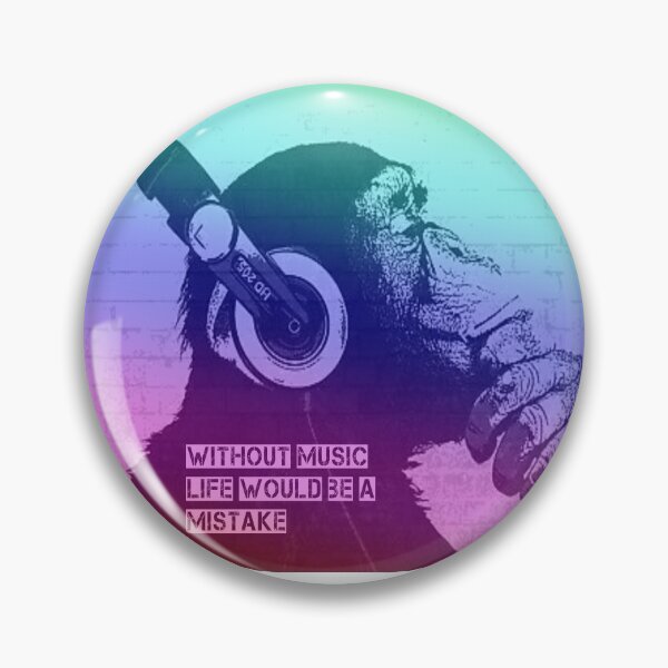 Item preview, Without Music Life Would Be A Mistake - Banksy Art and Music Quote designed and sold by CASSNELSON.