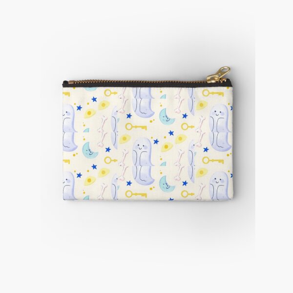 Item preview, Blue boo, moon, cute Halloween watercolor pattern, boo, witch, candy, bat, witch hat, pumpkin, latest Halloween bestselling, trending designed and sold by August-E.