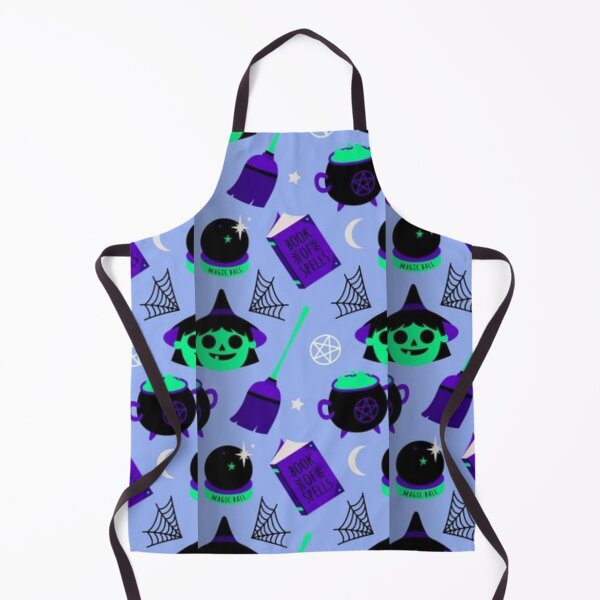 Item preview, Book of spells, purple, green, neon, black, Cute Halloween watercolor pattern, boo, witch, eye, candy, bat, witch hat, pumpkin, latest Halloween bestselling, trending designed and sold by August-E.