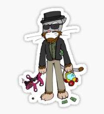 Breaking Cat Sticker