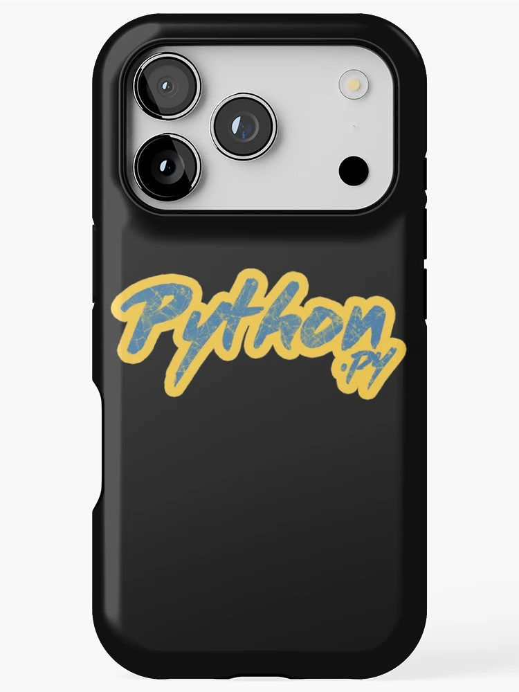 Thumbnail 1 of 4, iPhone Case, Python Py Blue designed and sold by WCP Store.