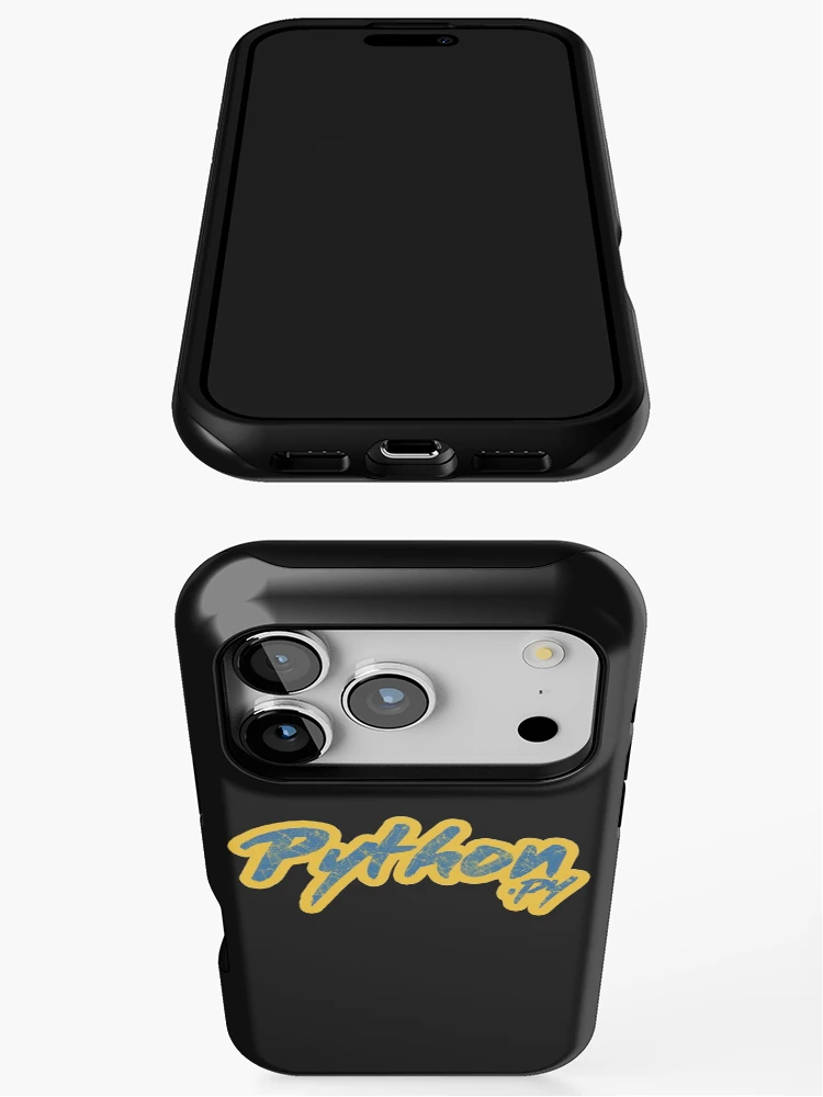 Thumbnail 3 of 4, iPhone Case, Python Py Blue designed and sold by WCP Store.