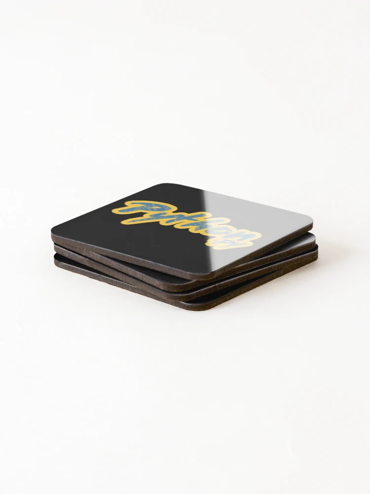 Thumbnail 4 of 5, Coasters (Set of 4), Python Py Blue designed and sold by WCP Store.