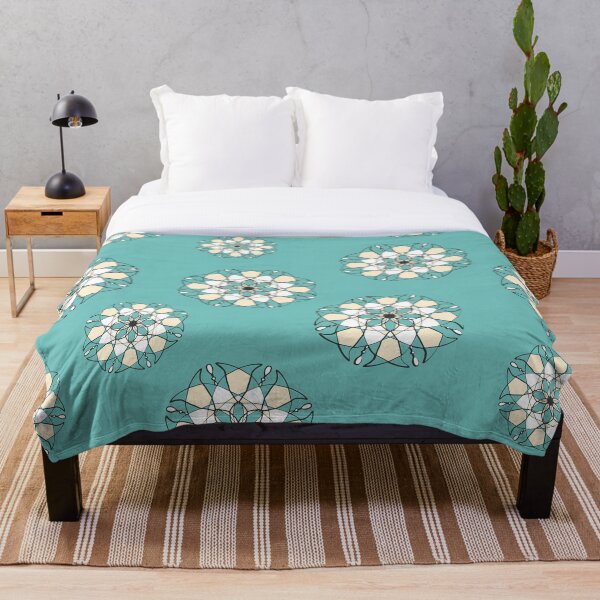 Item preview, Circular design on blue designed and sold by Hurasham.